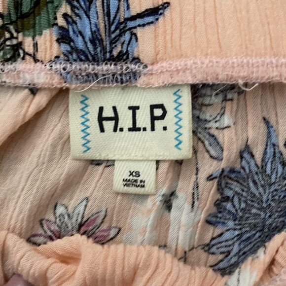 Pink floral open arm crop top - Picture 3 of 6